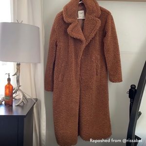 Teddy Bear coat, size small. Abercrombie brand